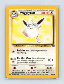 Wigglytuff 32/64 Rare Jungle Pokemon Unlimited Lightly Played - Image 1