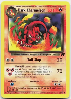 Dark Charmeleon 32/82 Uncommon Team Rocket Pokemon Lightly Played - Image 1