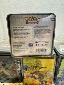 Pokemon Stacking Tin TCG Lot of 5. Factory sealed. **NEW** - Image 2
