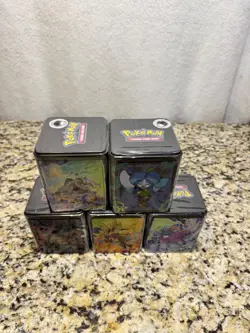 Pokemon Stacking Tin TCG Lot of 5. Factory sealed. **NEW** - Image 5