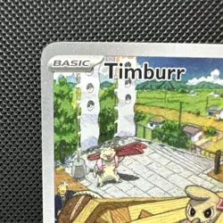 Pokemon Timburr 183/167 Sv06 Twilight Masquerade Illustration Rare Holo HP 80 - Image 2