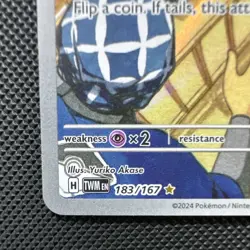 Pokemon Timburr 183/167 Sv06 Twilight Masquerade Illustration Rare Holo HP 80 - Image 4