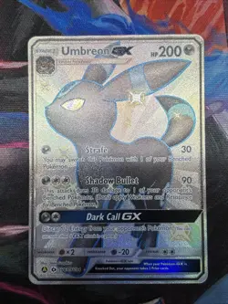 Pokemon Umbreon GX TCG Full Art Hidden Fates Shiny Vault SV69 (READ DESCRIPTION) - Image 1