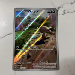 Pokemon Paldean Wooper Me02: Phantasmal Flames Holo 102/094 Illustration Rare - Image 1