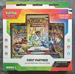 Pokemon TCG First Partner Illustration Collection Series 1 Sealed Box New - Image 1