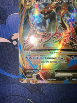 Pokemon TCG M Charizard EX Full Art Holo Ultra Rare Card 101/108 Evolutions HP - Image 2