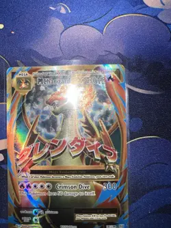 Pokemon TCG M Charizard EX Full Art Holo Ultra Rare Card 101/108 Evolutions HP - Image 3