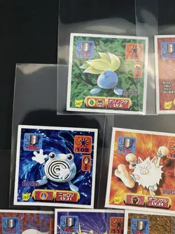 Pokemon Amada Sticker Lot 1997 2 - Image 2