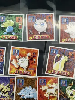 Pokemon Amada Sticker Lot 1997 2 - Image 3