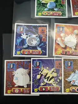 Pokemon Amada Sticker Lot 1997 2 - Image 5