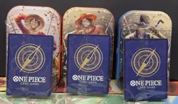 Monkey D Luffy Ace Sabo Set Of 3 P-075 One Piece Promo card Set Vol 2 - SEALED - Image 2