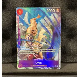 Bandai One Piece CCG Ohm OP15-061 Holo Character Card 2000 Power - Image 1