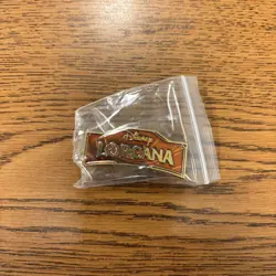 Disney Lorcana Pin - Orange Logo Promo Exclusive - Image 1