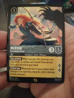 Disney Lorcana Merida Formidable Archer Legendary Non-foil Wilds Unknown - Image 1