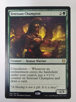 Mtg - Setessan Champion - Theros Beyond Death (THB) - Rare - #198 - NM - Image 1