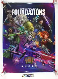 Magic the Gathering Foundations Set 24" x 18" Poster - Image 1
