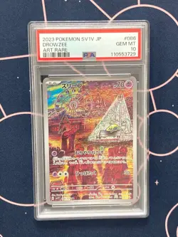 PSA 10 Drowzee AR 086/078 SV1V Violet ex - Pokemon Card Japanese 2023 - Image 1