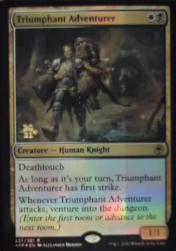 Triumphant Adventurer - Adventures in the Forgotten Realms: #237 - Foil Nm R248 - Image 1