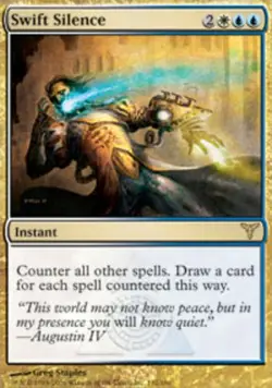 [1x] Swift Silence - Foil Slight Play, English Dissension MTG Magic - Image 1