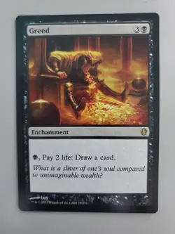 MTG Greed Commander 2013 Regular Rare - Image 1