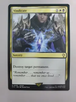 MTG Vindicate Commander: Final Fantasy Regular Rare - Image 1