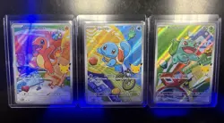 Pokemon TCG First Partner Illustration Collection Series 1 Kanto GEN 1 Starters - Image 1