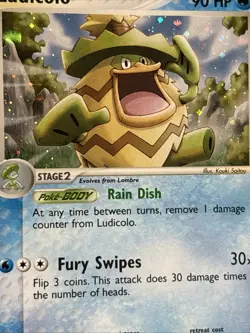 Ludicolo Holo Black Star Promo Pokemon TCG 2004 #020 - Image 3