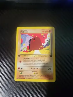 Pokemon Slowpoke Team Rocket 67/82 Basic 50 HP Common 1st Edition Card - Image 1