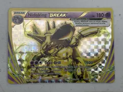 Pokemon Nidoking BREAK 46/108 Evolutions Holo LP - Image 1