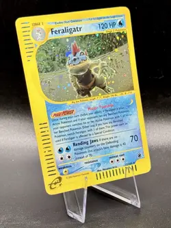 Feraligatr 12/165 Holo Pokemon Expedition 2002 Wotc Vintage MP/LP - Image 1