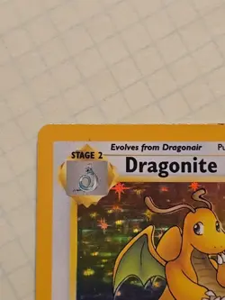 Pokemon TCG Dragonite Fossil 4/62 Holo Rare MP - Image 3
