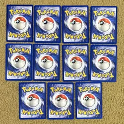 Pokemon TCG Base Assorted Shadowless Lot (11) Magikarp, Charmander - Image 2