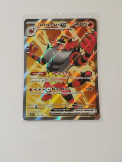 Pokemon TCG Incineroar EX 187/162 Temporal Forces Ultra Rare Full Art - Image 1