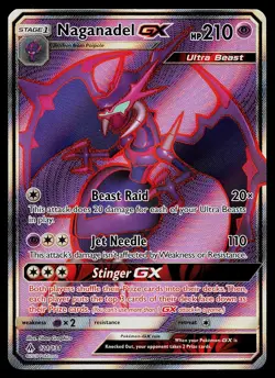 Pokemon Card - Naganadel GX Forbidden Light 121/131 Ultra Rare - Image 1