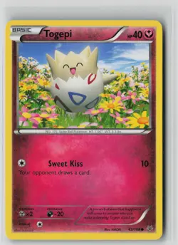 Togepi 43/108 Common Roaring Skies Pokemon NM - Image 1