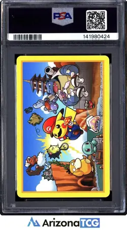 Pokemon 2016 Mario Pikachu 4 Of Diamonds Playing Cards Japanese GEM MINT PSA 10 - Image 2