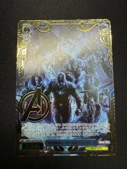 Weiss Schwarz MARVEL Avengers PR+ Promo Card Japanese Earth’s Mightiest Heroes - Image 1