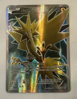 Pokemon Zapdos Full Art Holo Rare Generations 29/83 Basic 120 HP Pokemon Card - Image 1