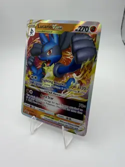 Pokemon TCG Lucario VSTAR SWSH214 Sword & Shield Holo Promo NM - Image 2