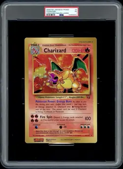 PSA 1 Charizard Japanese CoroCoro Jumbo Promo 4/102 Base Set Pokemon - Image 1