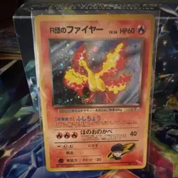 Pokemon TCG Rocket's Moltres 146 Leaders' Stadium Holo Rare Japanese 60 HP - Image 1