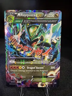 Pokemon TCG M Rayquaza EX Full Art Ultra Rare Holo Card Roaring Skies 61/108 - Image 1