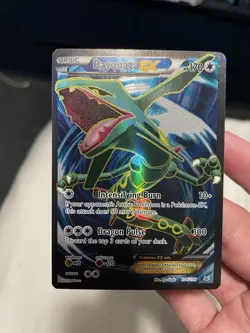Pokemon XY Roaring Skies Rayquaza EX Full Art #104/108 - Image 1