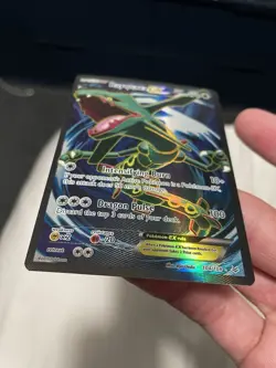 Pokemon XY Roaring Skies Rayquaza EX Full Art #104/108 - Image 2