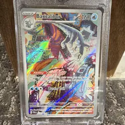 Pokemon Baxcalibur Illustration Rare Full Art Holo 210/193 Paldea Evolved 160 HP - Image 1