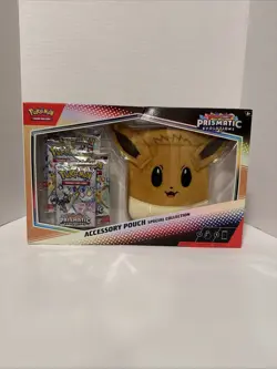 Pokemon TCG Prismatic Evolutions Accessory Pouch Special Collection. See Picture - Image 1