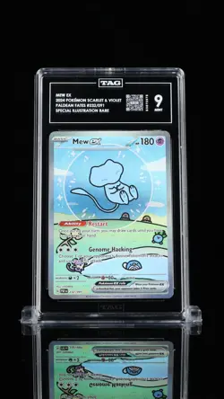 Bubble Mew EX Paldean Fates Holo Card 232/091 Pokemon TCG SIR TAG 9 - Image 1