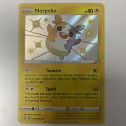 Pokemon TCG- Morpeko Shiny Holo Rare Shining Fates: Shiny Vault SV044/SV122 - Image 1