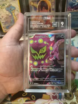 Pokemon Cynthia's Spiritomb Mega Dream Art Rare Japanese 208/193 TAG 9 Mint - Image 1