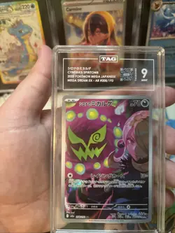 Pokemon Cynthia's Spiritomb Mega Dream Art Rare Japanese 208/193 TAG 9 Mint - Image 2